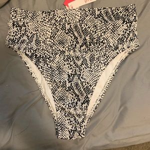 Women’s Ribbed Cheeky High Leg High Wasted Bottom